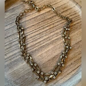 Elegant Gold and Silver Women's Necklace